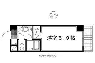 サンシティ四条西洞院【511号室】の間取り