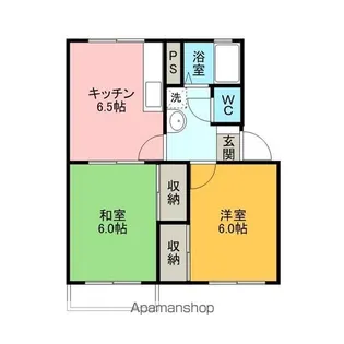 タウンヒルミヤタ【1階】の間取り