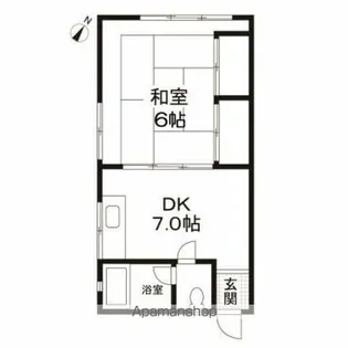 コーポ一葉【3階】の間取り