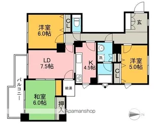 フォートヒル102【2階】の間取り