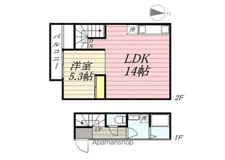 CASSA【I号室】の間取り