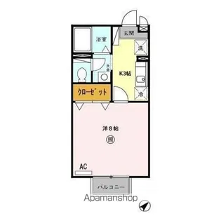 メゾンSK II【2階】の間取り