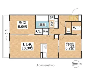 コンチェルト【2階】の間取り