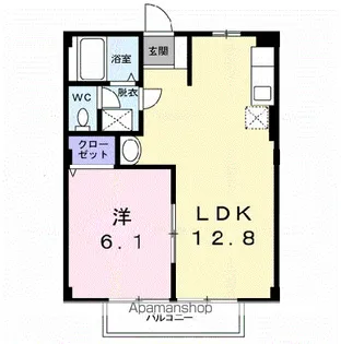 サンライズあゆみ【1階】の間取り