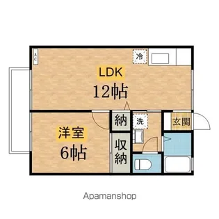 メゾンくろかわ【2階】の間取り
