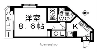 アメニティ吹上【4階】の間取り