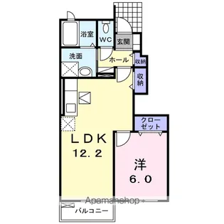 アルバ カーサ【1階】の間取り