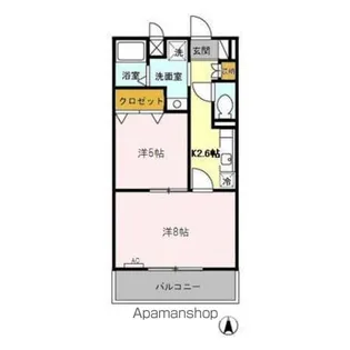 SKYPIA江向【2階】の間取り