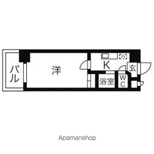 浅井ビル【4階】の間取り