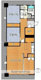 シャトレ信濃町【5階】の間取り