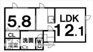 アルファーメゾン【2階】の間取り