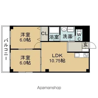 メゾン大橋Ⅲ【2階】の間取り