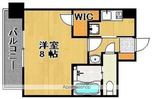 VIP薬院【6階】の間取り