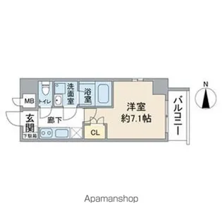 VANCOUVER1118大曽根【6階】の間取り