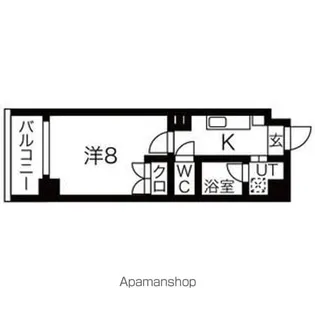 アールズヒルズ社台【209号室】の間取り