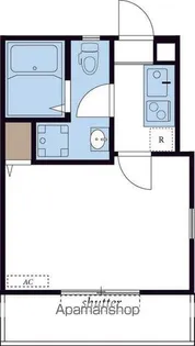 CASA PONTE 山王台【1階】の間取り