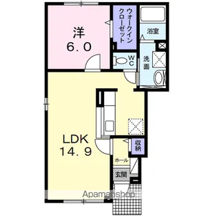 フィールドSKⅡ【1階】の間取り