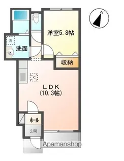 ACROSS(アクロス)【1階】の間取り