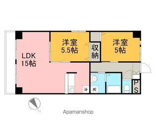 マーヴェラス【4階】の間取り