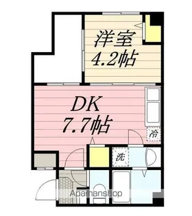 カイテキース【4階】の間取り