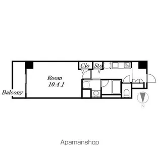 ロイジェント日吉Ⅱ【4階】の間取り