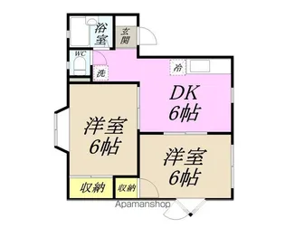 ファミーユK—Ⅱ【1階】の間取り