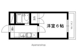 ラ・シャンブル【111号室】の間取り