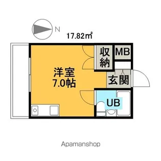 グレートコースト桜山【205号室】の間取り