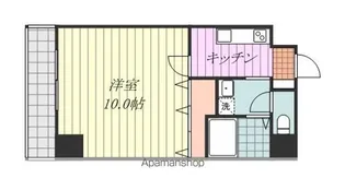 イストワール千舟【801号室】の間取り