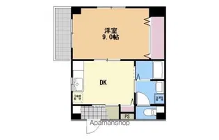 中田マンション【303号室】の間取り