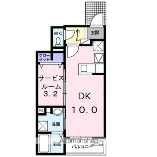 フェリースⅣ【1階】の間取り