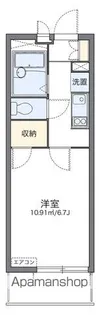 レオパレス並木【1階】の間取り