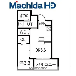 大浜北町シーエム・シス【4FC号室】の間取り