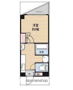 レジデンス16番館【401号室】の間取り