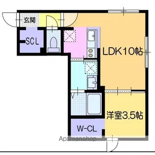DPレジデンス南円山【4階】の間取り