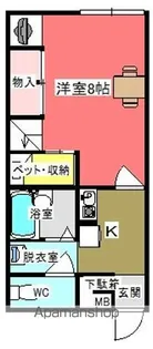 レオパレスビクトアール法隆寺【1階】の間取り