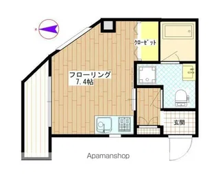 アンシャンテⅡ【1階】の間取り