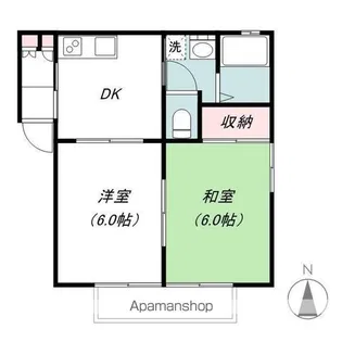 ジュエルE【101号室】の間取り