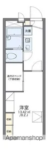 レオパレス里の尾【201号室】の間取り