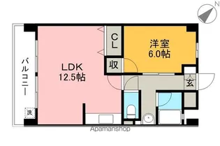 キャメルシード【3階】の間取り