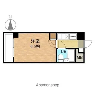 ホーユウコンフォルト愛宕大橋【403号室】の間取り