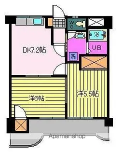 ファミール スクウェア【203号室】の間取り