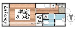 ピアコート【102号室】の間取り