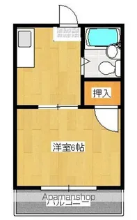 コートシェモア【201号室】の間取り
