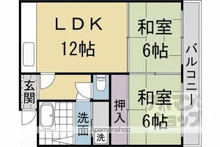 藤ノ森コーポ【205号室】の間取り