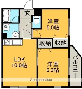 さくらヒルズ壱番館【3階】の間取り