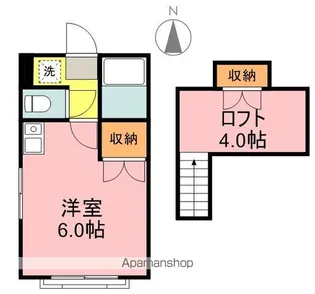 エクセルシャトーS【2階】の間取り