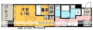 ルネス プレミール【4階】の間取り