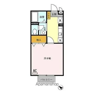 ヴァン清水【1階】の間取り