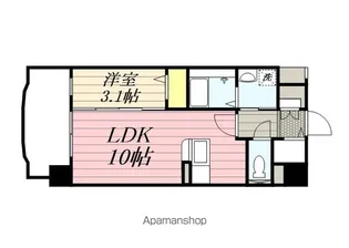 EL COCO 六ツ角【12階】の間取り